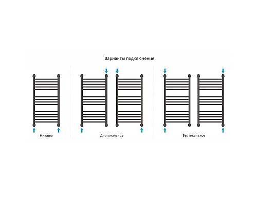 Заказать Водяной полотенцесушитель Сунержа Богема+ 800х400 Хром в магазине сантехники Santeh-Crystal.ru