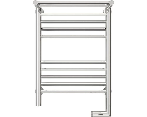 Купить Электрический полотенцесушитель Сунержа Богема 2.0 600x400 R 00-5207-6040 с полкой Хром в магазине сантехники Santeh-Crystal.ru