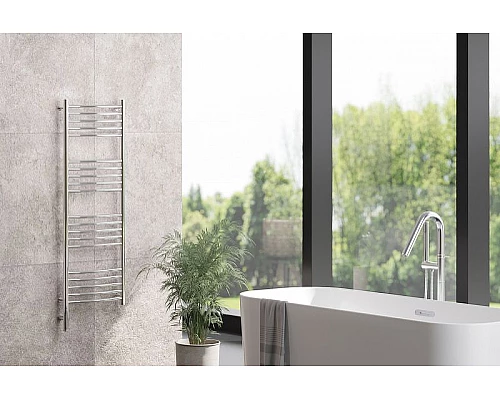 Приобрести Электрический полотенцесушитель Сунержа Богема 3.0 1200x500 L 00-5802-1250 Хром в магазине сантехники Santeh-Crystal.ru