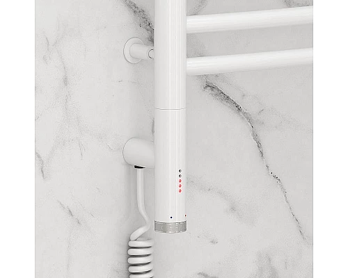 Заказать Электрический полотенцесушитель Сунержа Богема 3.0 800x500 L 12-5802-8050 Белый в магазине сантехники Santeh-Crystal.ru