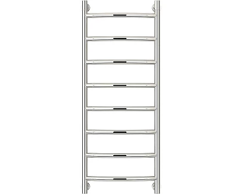 Купить Водяной полотенцесушитель Сунержа Галант+ 1000х400 00-0200-1040 Хром в магазине сантехники Santeh-Crystal.ru