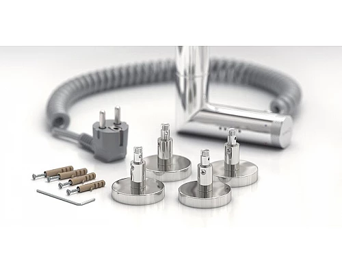 Купить Электрический полотенцесушитель Сунержа Галант 2.0 1000x500 L 00-5200-1050 Хром в магазине сантехники Santeh-Crystal.ru