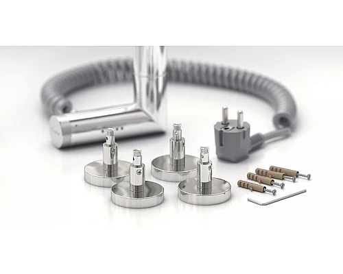 Купить Электрический полотенцесушитель Сунержа Галант 2.0 800x600 R 00-5201-8060 Хром в магазине сантехники Santeh-Crystal.ru