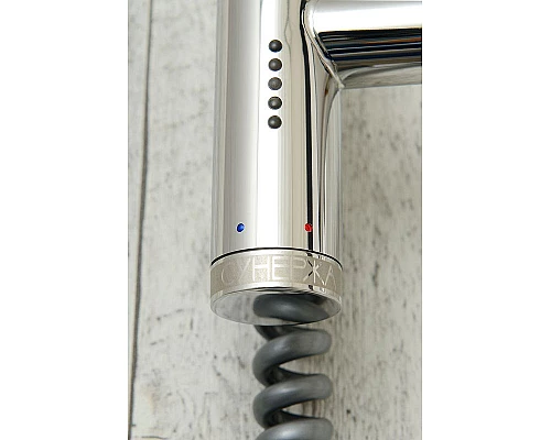 Купить Электрический полотенцесушитель Сунержа Галант 4.0 1200x500 L 00-0830-1250 Хром в магазине сантехники Santeh-Crystal.ru