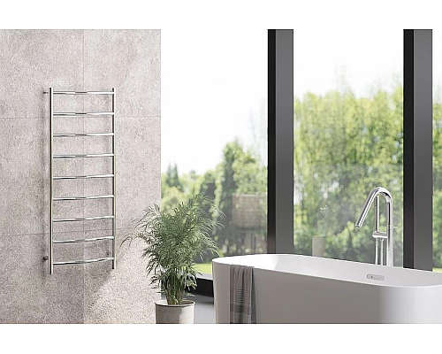 Купить Электрический полотенцесушитель Сунержа Галант 4.0 1200x500 L 00-0830-1250 Хром в магазине сантехники Santeh-Crystal.ru