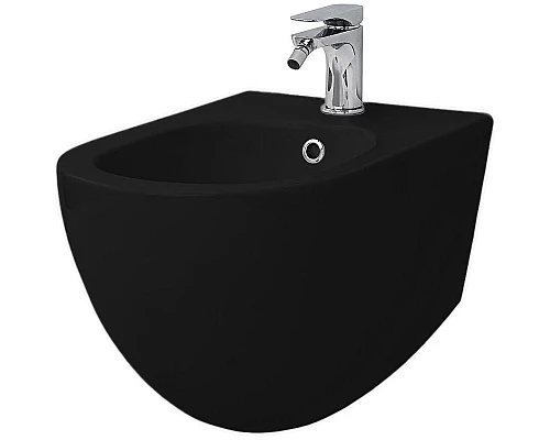 Купить Биде Artceram File 2.0 FLB001 17 30 подвесное Черное матовое в магазине сантехники Santeh-Crystal.ru