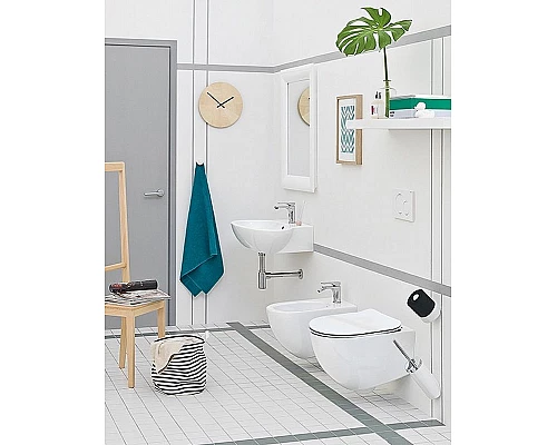 Купить Биде Artceram File 2.0 FLB001 17 30 подвесное Черное матовое в магазине сантехники Santeh-Crystal.ru