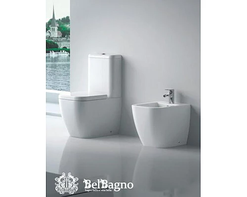 Приобрести Биде BelBagno Alpina BB10100B Белое в магазине сантехники Santeh-Crystal.ru