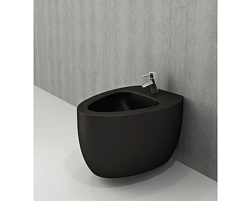 Заказать Биде Bocchi Etna 1117 подвесное Черное матовое в магазине сантехники Santeh-Crystal.ru