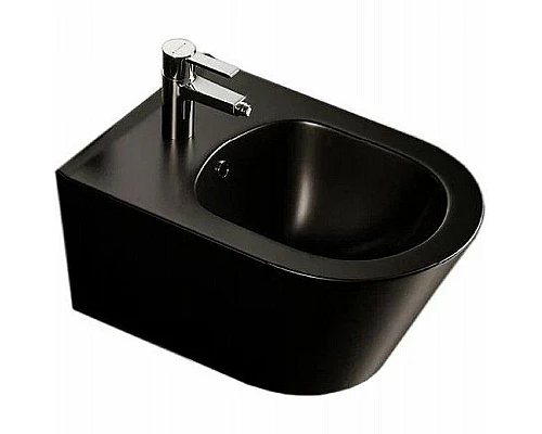 Заказать Биде Boheme Avva 974-B подвесное Черное матовое в магазине сантехники Santeh-Crystal.ru