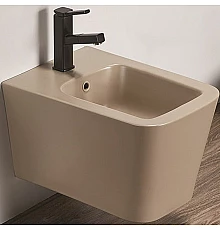 Биде CeramaLux 5370MC подвесное Капучино матовое