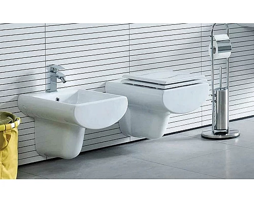 Приобрести Биде Creavit Slim SM510.00000 подвесное Белое в магазине сантехники Santeh-Crystal.ru