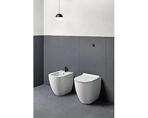 Приобрести Биде GSI Pura 8872111 приставное Белое в магазине сантехники Santeh-Crystal.ru