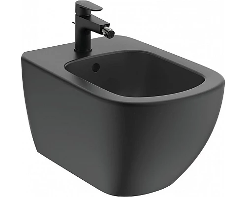 Купить Биде Ideal Standard Tesi T3552V3 подвесное Черный шелк в магазине сантехники Santeh-Crystal.ru