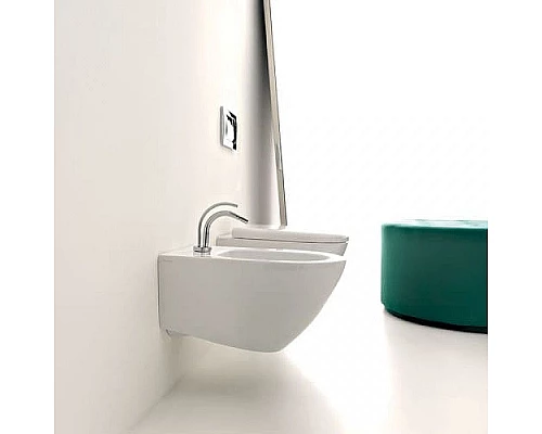 Купить Биде Kerasan Aquatech 372401x1 подвесное Белое в магазине сантехники Santeh-Crystal.ru
