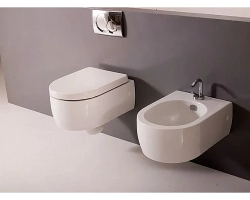 Заказать Биде Kerasan Flo 312501x1 подвесное Белое в магазине сантехники Santeh-Crystal.ru