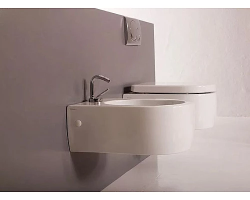 Заказать Биде Kerasan Flo 312501x1 подвесное Белое в магазине сантехники Santeh-Crystal.ru