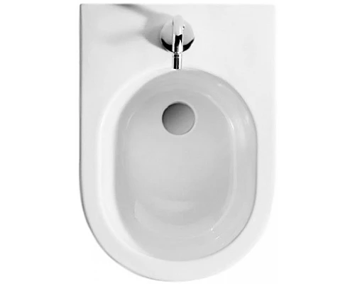 Купить Биде Kerasan Flo 3123 подвесное с одним отверстием под смеситель в магазине сантехники Santeh-Crystal.ru
