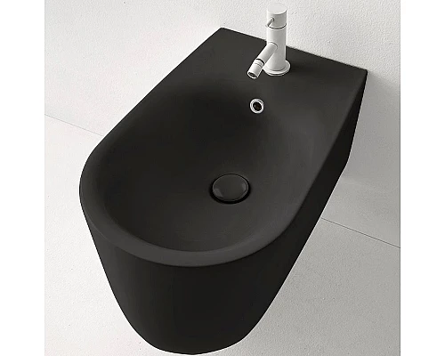 Заказать Биде Kerasan Nolita 532531x1 подвесное Черное матовое в магазине сантехники Santeh-Crystal.ru