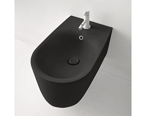 Заказать Биде Kerasan Nolita 532531x1 подвесное Черное матовое в магазине сантехники Santeh-Crystal.ru