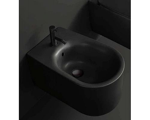 Заказать Биде Kerasan Nolita 532531x1 подвесное Черное матовое в магазине сантехники Santeh-Crystal.ru