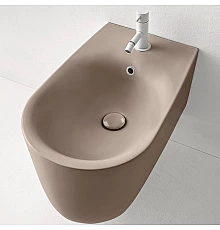 Биде Kerasan Nolita 532581x1 подвесное Коричневый орех