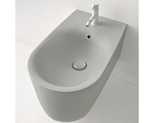 Купить Биде Kerasan Nolita 532559x1 подвесное Светло-серый в магазине сантехники Santeh-Crystal.ru