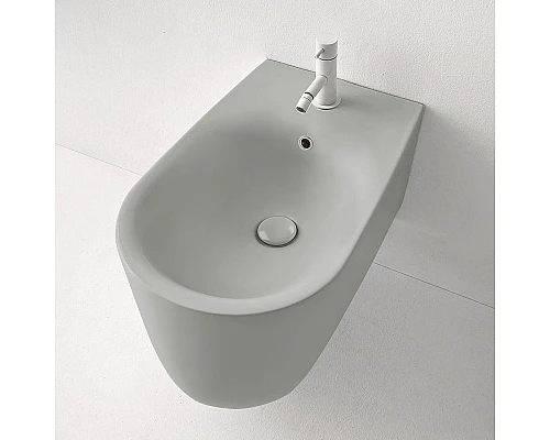 Купить Биде Kerasan Nolita 532559x1 подвесное Светло-серый в магазине сантехники Santeh-Crystal.ru