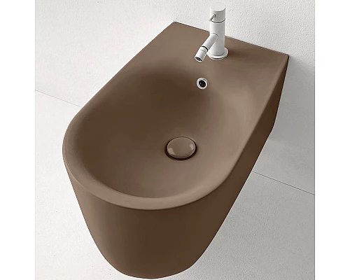 Приобрести Биде Kerasan Nolita 532588x1 подвесное Bruno matt в магазине сантехники Santeh-Crystal.ru