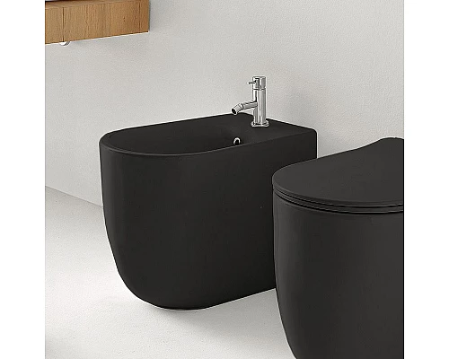 Заказать Биде Kerasan Nolita 532031x1 Черное матовое в магазине сантехники Santeh-Crystal.ru