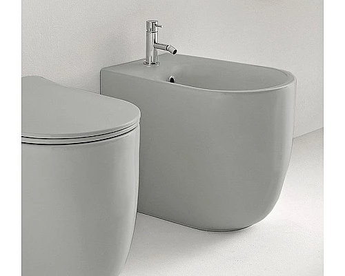 Купить Биде Kerasan Nolita 532059x1 Серое матовое в магазине сантехники Santeh-Crystal.ru