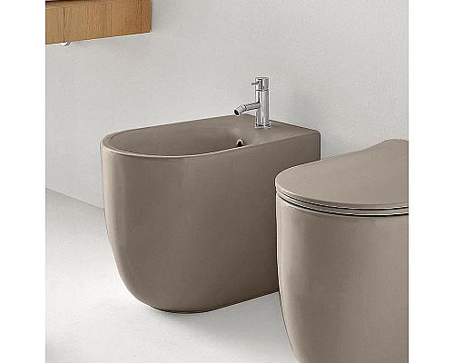 Заказать Биде Kerasan Nolita 532081x1 Коричневый орех в магазине сантехники Santeh-Crystal.ru