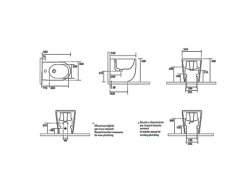 Заказать Биде Kerasan Nolita 532081x1 Коричневый орех в магазине сантехники Santeh-Crystal.ru