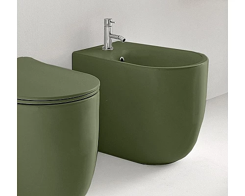 Приобрести Биде Kerasan Nolita 532011x1 Verde muschio в магазине сантехники Santeh-Crystal.ru