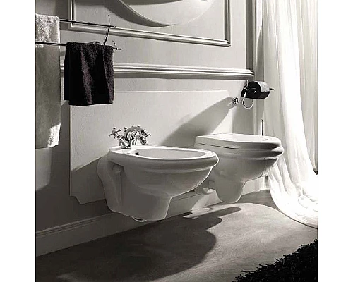 Купить Биде Kerasan Retro 102601x1 подвесное Белое в магазине сантехники Santeh-Crystal.ru