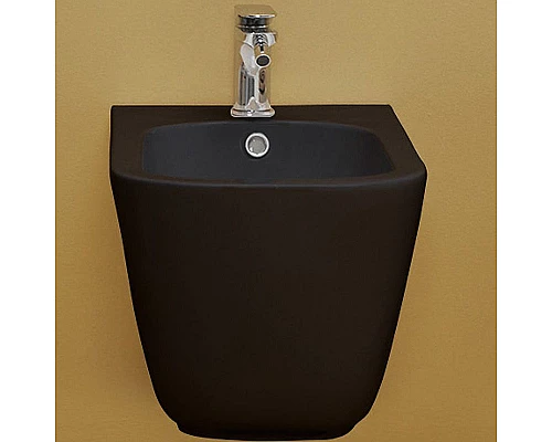 Заказать Биде Kerasan Tribeca 512531 подвесное Черное матовое в магазине сантехники Santeh-Crystal.ru