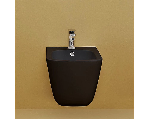 Заказать Биде Kerasan Tribeca 512531 подвесное Черное матовое в магазине сантехники Santeh-Crystal.ru