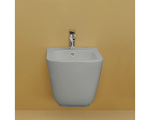 Приобрести Биде Kerasan Tribeca 512559 подвесное Grigio matt в магазине сантехники Santeh-Crystal.ru