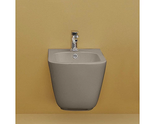 Приобрести Биде Kerasan Tribeca 512581 подвесное Nocciola в магазине сантехники Santeh-Crystal.ru