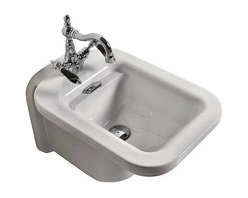 Приобрести Биде Kerasan Waldorf 4125K1bi/crx1 подвесное Белое в магазине сантехники Santeh-Crystal.ru