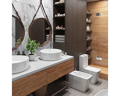 Заказать Биде Timo Soli TK-302 Белое в магазине сантехники Santeh-Crystal.ru