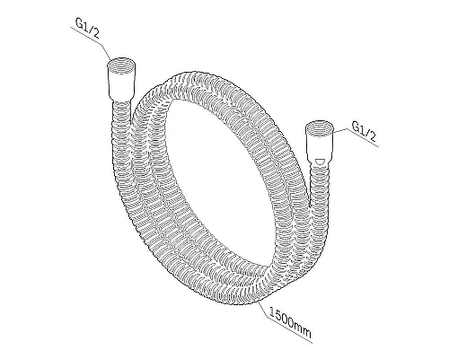 Приобрести Душевой шланг AM.PM 150 F0415300 Хром в магазине сантехники Santeh-Crystal.ru