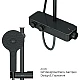 Заказать Душевая система AM.PM Inspire V2.0 F0750A422 с термостатом Черная матовая в магазине сантехники Santeh-Crystal.ru