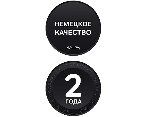 Купить Душевая система AM.PM Inspire V2.0 F0750A522 с термостатом Черная матовая в магазине сантехники Santeh-Crystal.ru