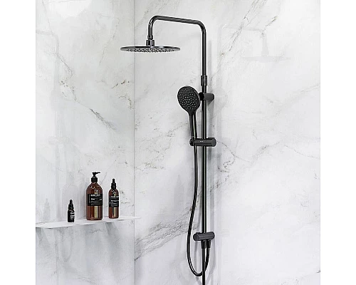 Приобрести Душевая система AM.PM Like F0780022 Черная матовая в магазине сантехники Santeh-Crystal.ru