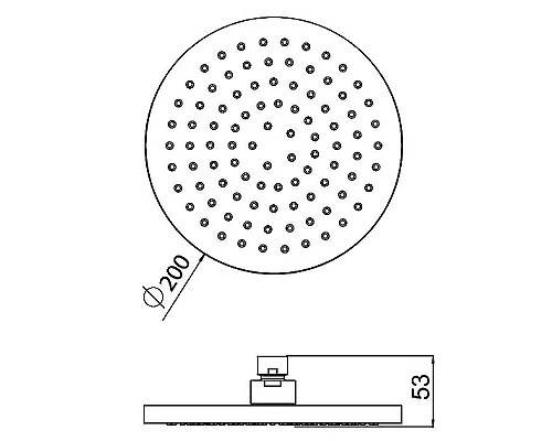 Заказать Верхний душ AM.PM Tender F0500400 Хром в магазине сантехники Santeh-Crystal.ru
