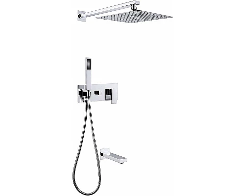 Приобрести Душевая система Abber Daheim AF8217 Хром в магазине сантехники Santeh-Crystal.ru