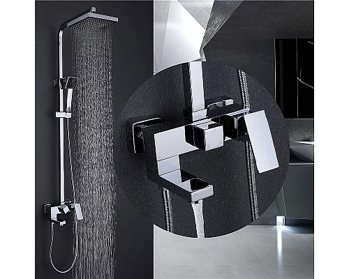 Заказать Душевая система Abber Daheim AF8216 Хром в магазине сантехники Santeh-Crystal.ru