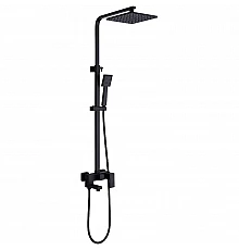 Душевая система Abber Daheim AF8216B Черная матовая