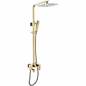 Душевая система Abber Daheim AF8216G Золото матовое
